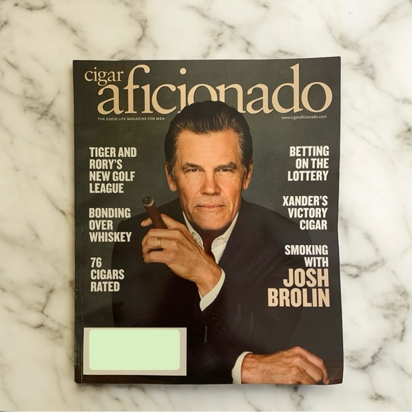 Cigar Aficionado Magazine July August 2024 Josh Brolin 76 Cigars Rated Whiskey - Picture 2 of 5